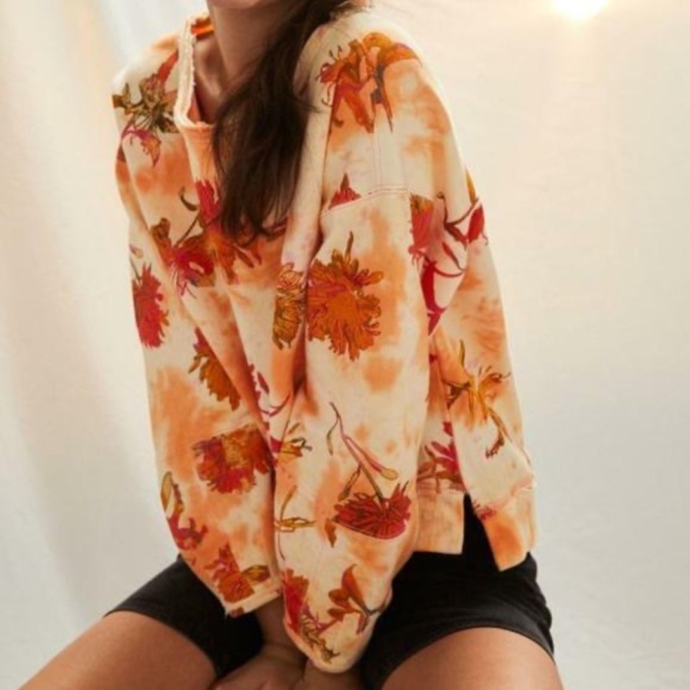 Anthropologie Daily Practice Azalea Sweatshirt